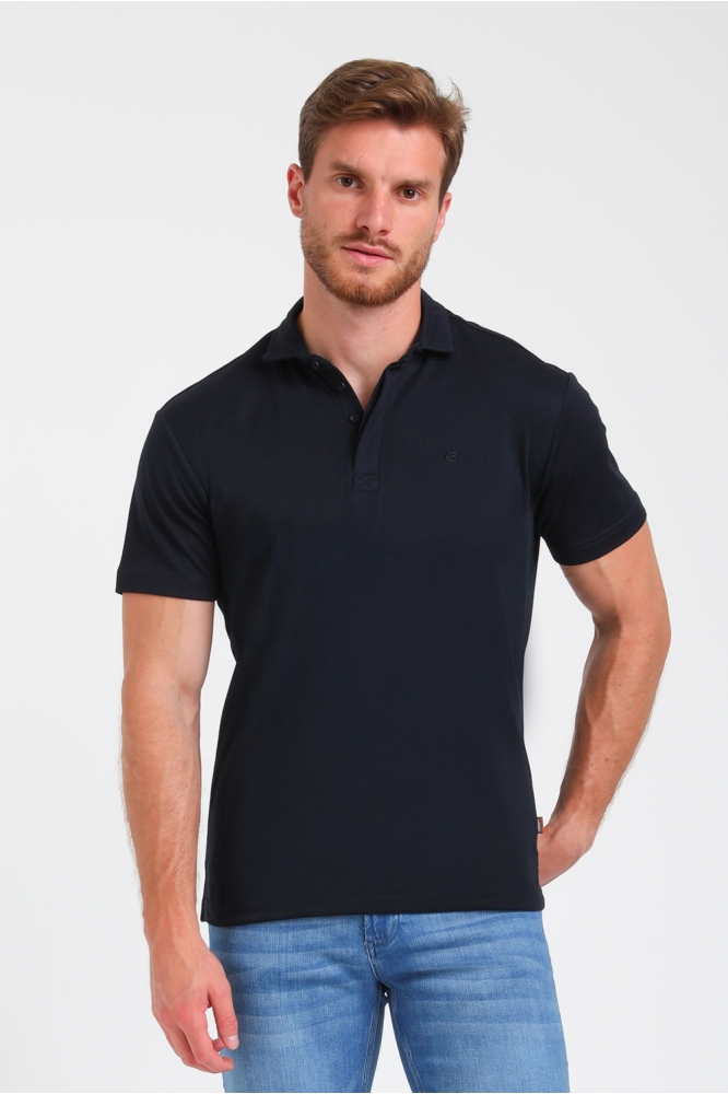 PREMIUM POLO VAN JERSEY KWALITEIT 235531 301 Navy